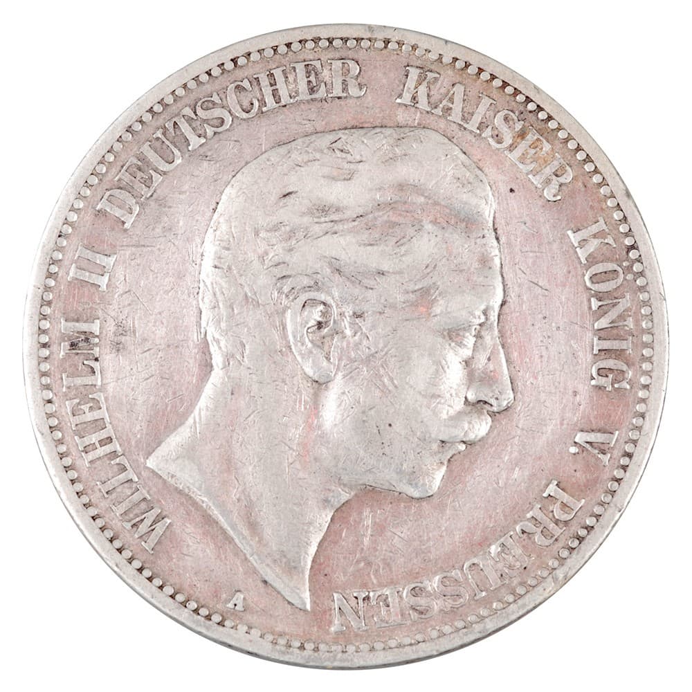 German States PRUSSIA 5 Mark KM# 523 1898