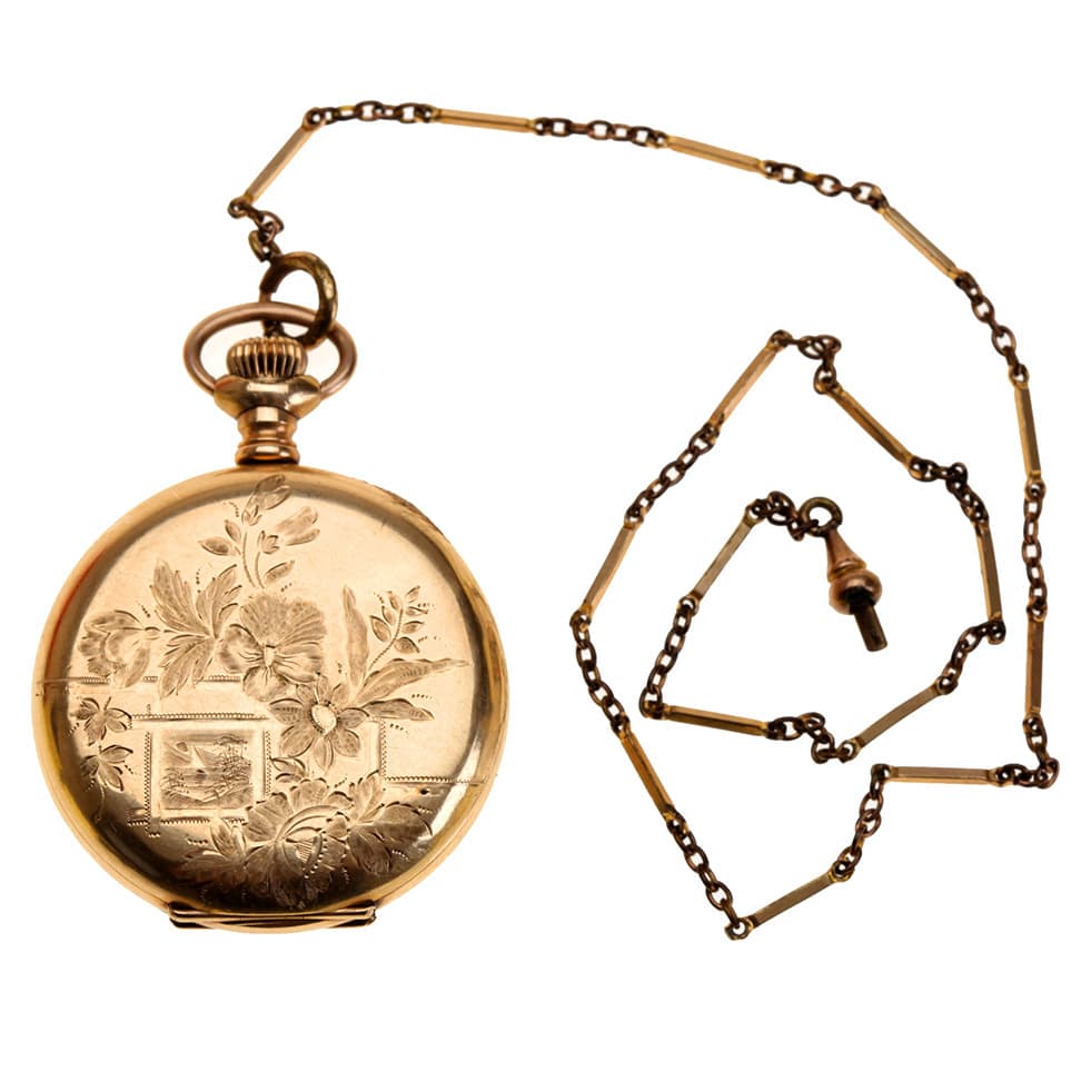 Illinois 6s 11j Grade 162 Model 1 Hunting Lever Set Pocket Watch circa 1902