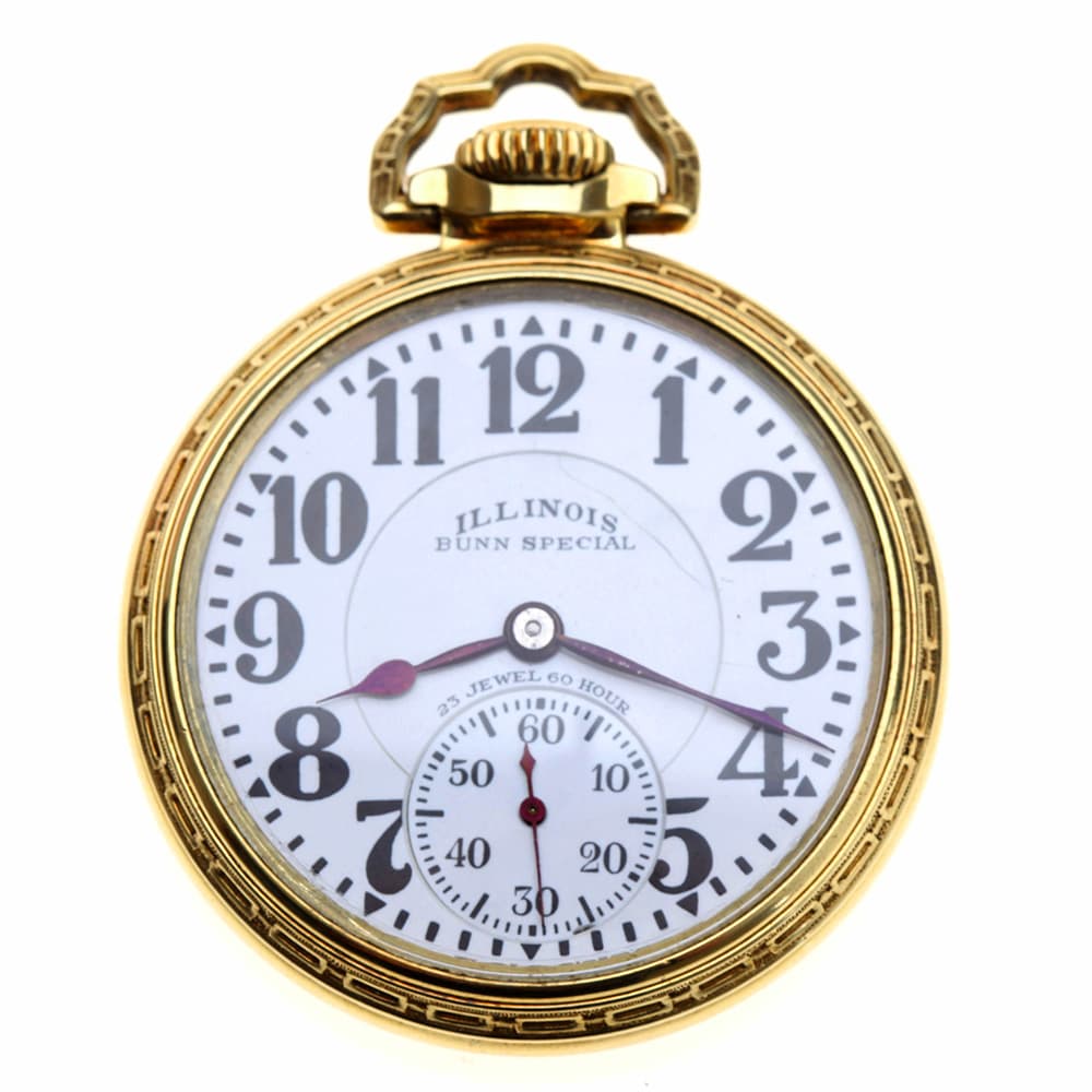 Illinois Bunn Special 23j 60hr 16s Model 11 Pocket Watch