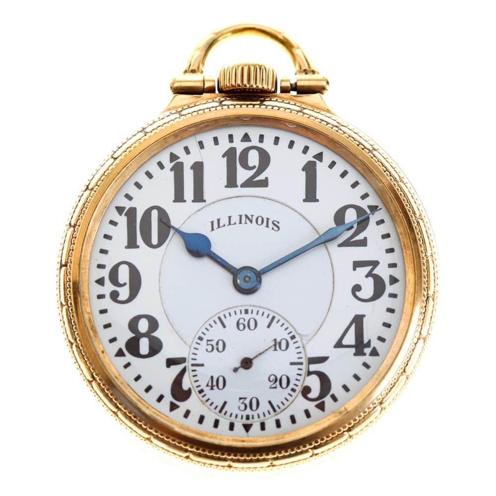 Scarce Illinois Sangamo Special Model 10 17S 23J Railroad Pocket Watch