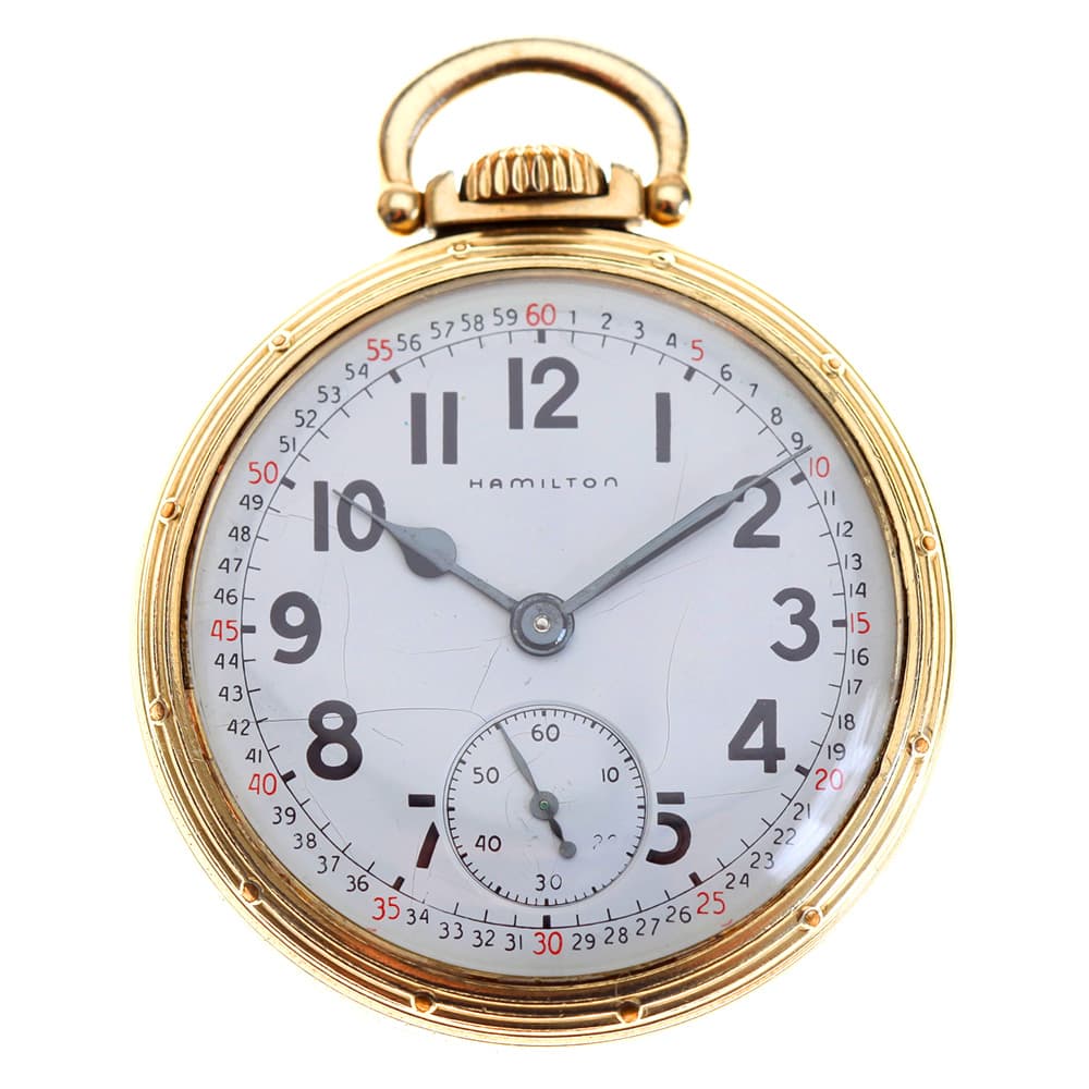 Montgomery Dial Hamilton 992B Model 5 21 Jewel Railroad Pocket Watch
