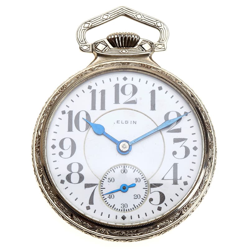 Elgin BW Raymond 19 Jewel 455 Railroad Pocket Watch